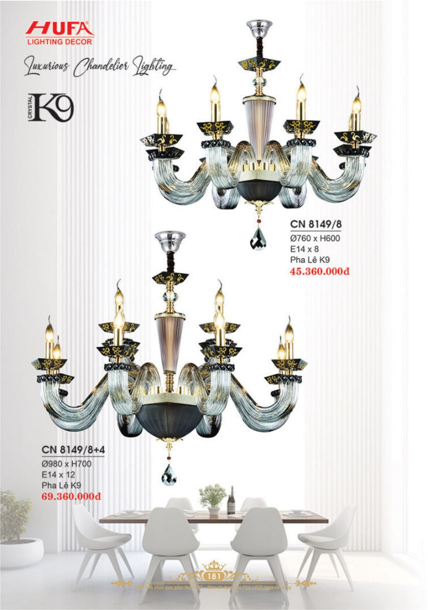 Bảng giá đèn trang trí HUFA